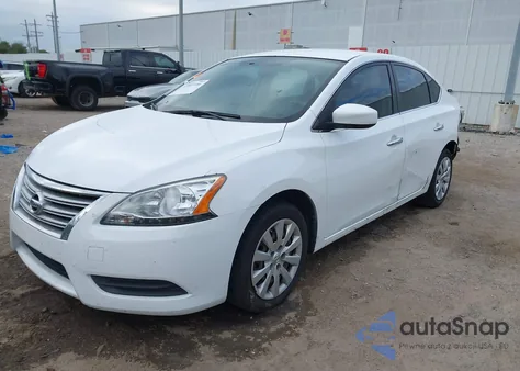 2015 Nissan Sentra S from USA, damaged, VIN 3N1AB7AP1FY224446
